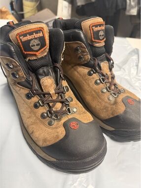 Timberland Chocorua Trail Waterproof Hiking Boots Brown Leather Mens 9M